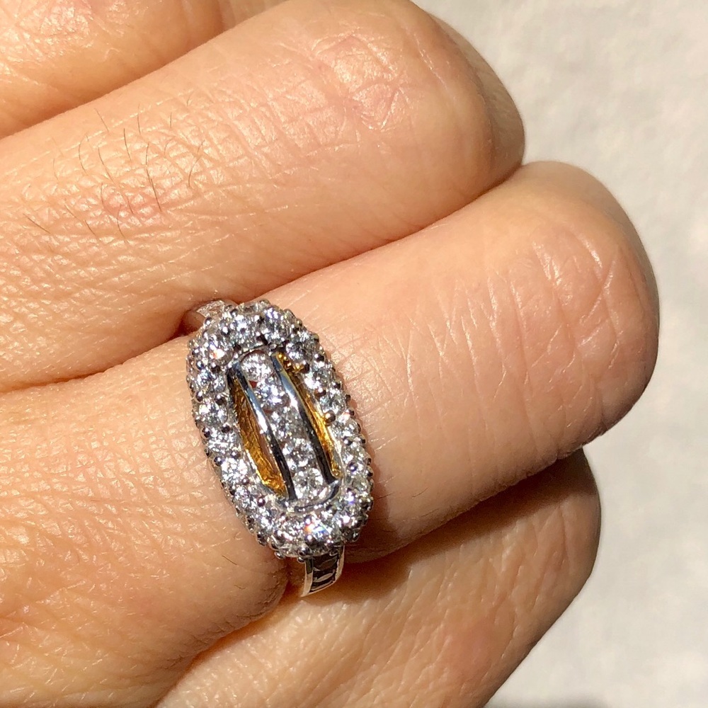 Diamond Ring D-Color VVS2 Size5 3/4